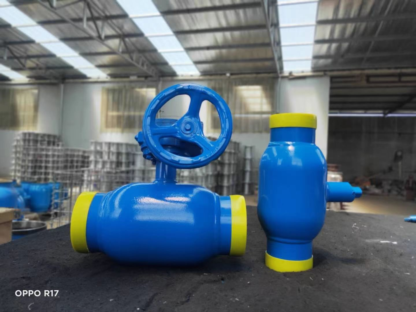 Welded ball valve